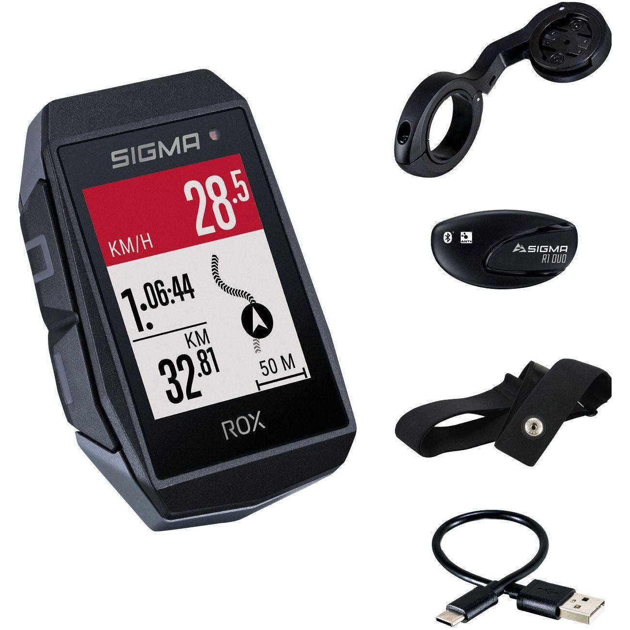 Sigma Gps Fietscomputer Rox 11.1 Evo Gps Hr