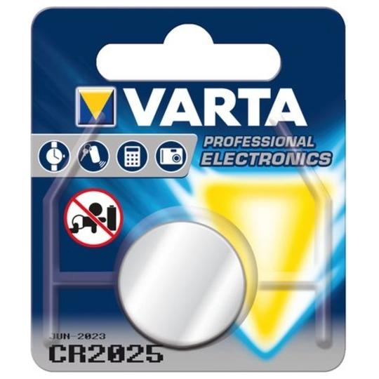 Knoopcel Batterij Varta Cr2025 Lithium 3V