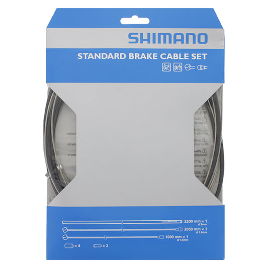 Shimano Remkabelset Staal  - Zwart