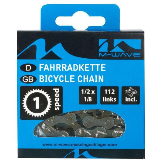 M-Wave Fietsketting Single Speed / Naafversnelling - 112 Schakels