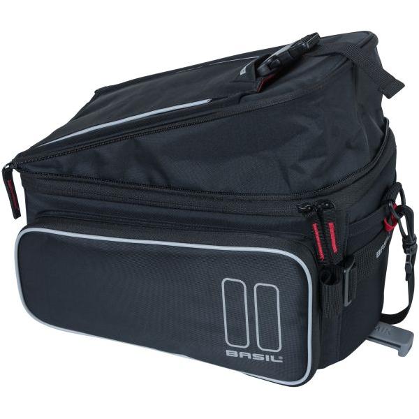 Basil Bagagedragertas Sport Design Trunkbag Mik 7 Tot 15 Liter 36 X 26 X 18 Cm - Zwart