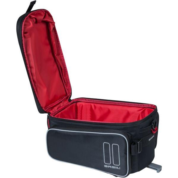 Basil Bagagedragertas Sport Design Trunkbag Mik 7 Tot 15 Liter 36 X 26 X 18 Cm - Zwart