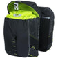 Basildubbele Fietstas Miles Double Bag Mik 34 Liter - Zwart/Lime