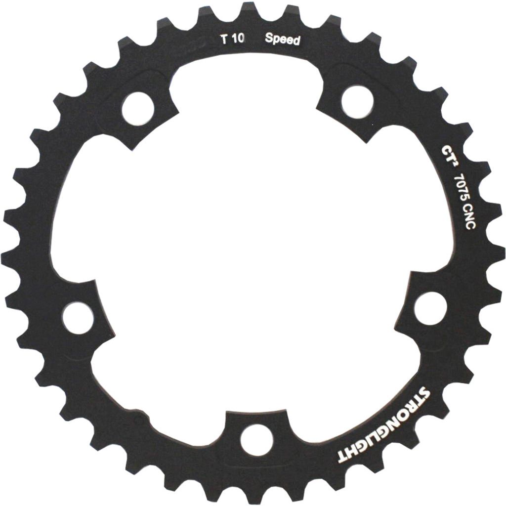 Stronglight Kettingblad Shimano Dura Ace/Ultegra Fc-7950/Fc-6750 Ct2 10V 39T Steek 110 Zwart