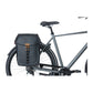 Dubbele Fietstas Basil Miles Black/Orange 34 Liter - Le Coq Wielerartikelen