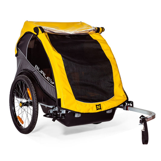 Burley Fietskar Rental Cub 2 Kind Yellow