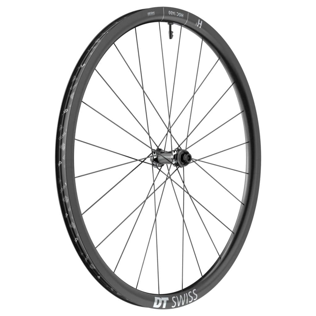 Voorwiel 28" DT Swiss HGC1400 Spline 30 DB Boost Disc CL Carbon Zwart