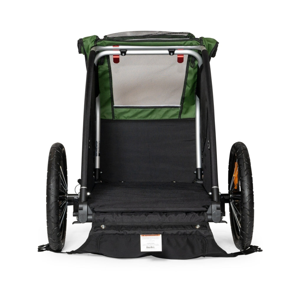 Burley Fietskar Tail Wagon Dier Fern Green / Black MY23