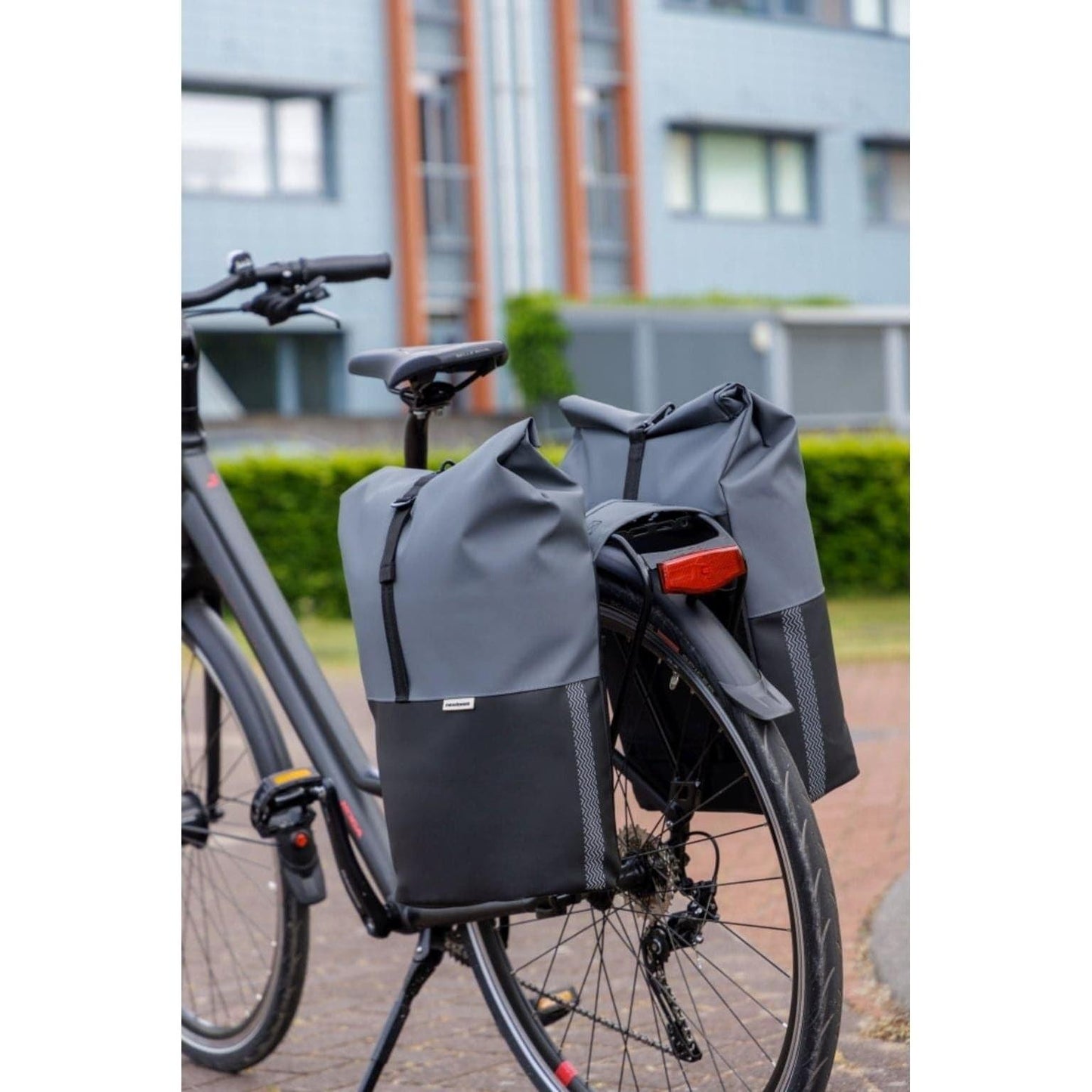 Dubbele Fietstas New Looxs Nyborg 34 Liter - 30 X 17 X 37Cm (X2)