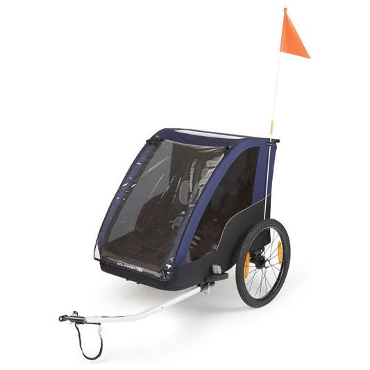 Polisport Kindertrailer Zonder Wandelkit - Grijs/Blauw