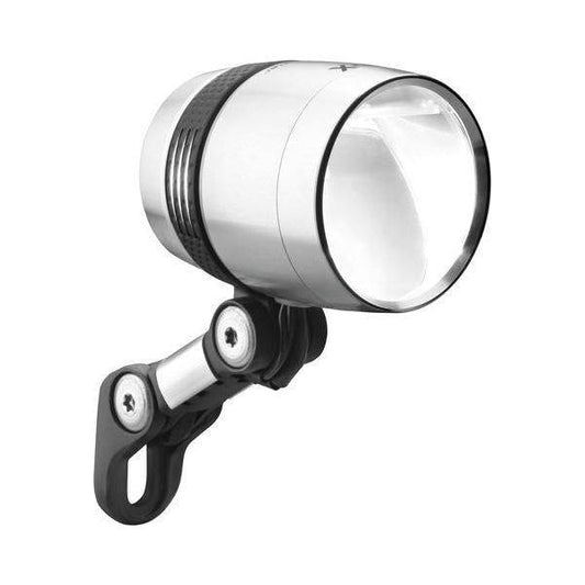 Busch + Müller Koplamp Lumotec Iq-X Voor Naafdynamo 6-60 Volt - 100 Lux - Zilver