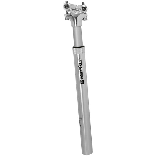 Ergotec Telescopische Verende Zadelpen Sp-5.0 Ø27.2 Mm / 350 Mm - Zilver