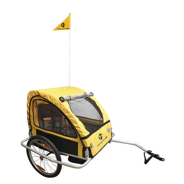 M-Wave Kinderaanhanger / Bagageaanhangwagen Kids Ride Easy Met Stalen Frame