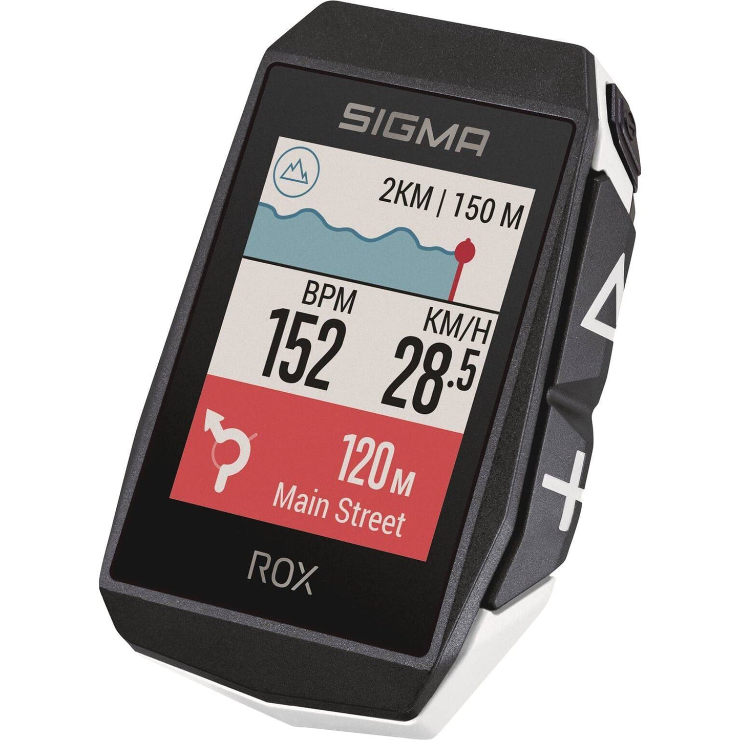 Sigma Fietscomputer Rox 11.1 Evo Gps White Hr + Sensoren Set