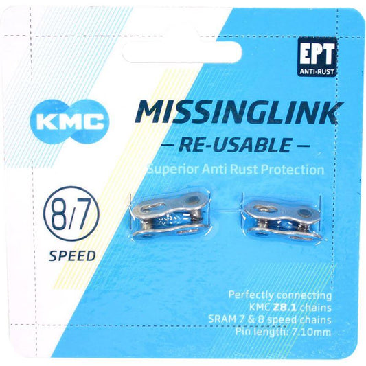 Kmc Missinglink 7/8R Ept Zilver 7,1Mm (Op Kaart) (2)