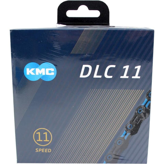 Kmc Fietsketting Dlc11 Zwart/Blauw 118 Schakels